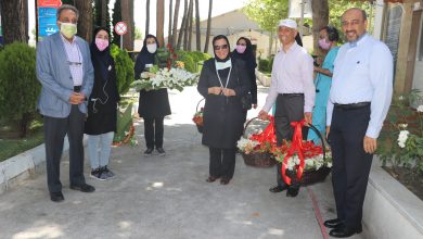 تصویر از خدا قوت و دستمریزاد خانواده مهر به فرشتگان سفید پوش و مدافعان سلامت بیمارستان شریعتی
