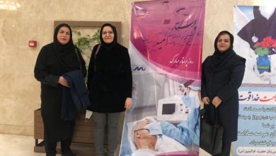 تصویر از سوپروایزر و پرستار نمونه بیمارستان مهر